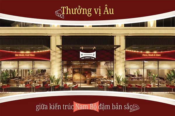 Thưởng vị Âu - Giữa kiến trúc Nam Bộ đậm bản sắc