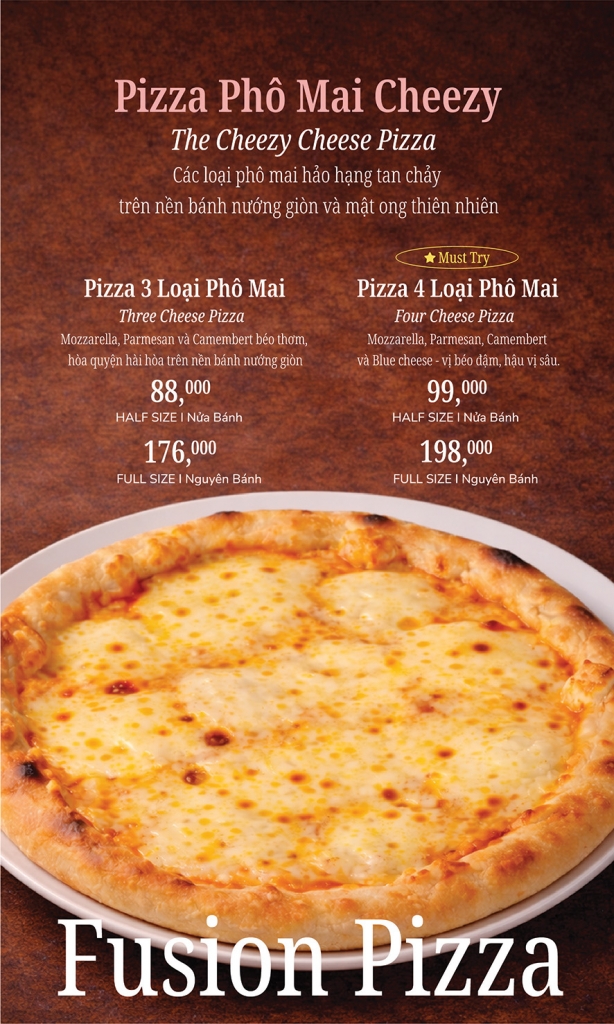 Pizza Phô Mai Cheezy